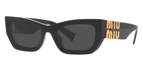 Miu Miu MU09WS 1AB5S0 Sunglasses in Black